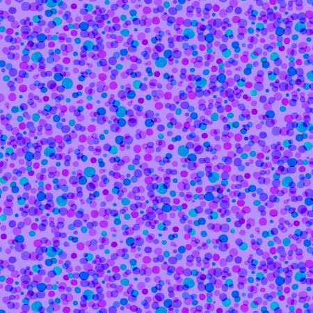 Fabric Timeless Treasures Midnight Bloom Dots CD3389-PURPLE