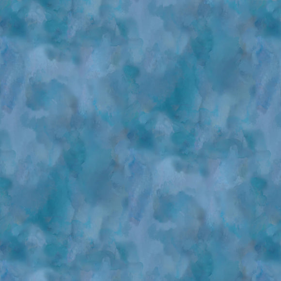 Fabric - Timeless Treasures Forest Whisper Blue Texture -  CD3688-BLUE