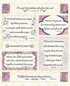 Fabric Timeless Treasures Connected by Heart Panel CD3780-CREAM