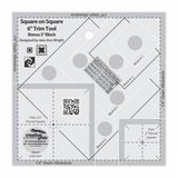 Notions Creative Grids Ruler -  Square on Square Trim Tool - 3in or 6in Finished CGRJAW7