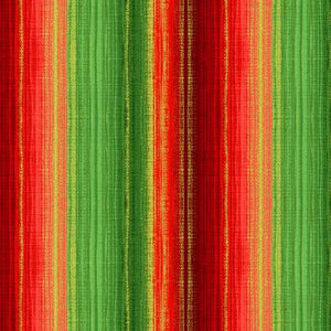 Fabric - Timeless Treasures - Winter Rose - Stripe Metallic CM2902-HOLIDAY