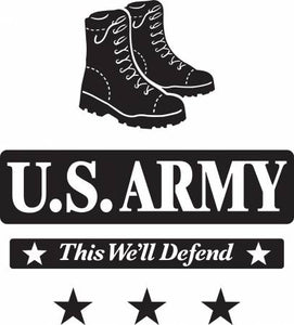 Kit US Army Fusible Silhouette
