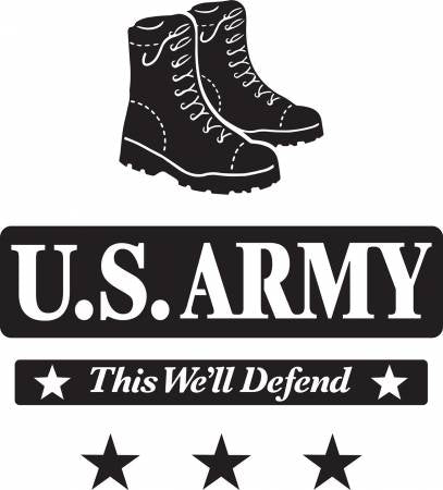 Kit US Army Fusible Silhouette