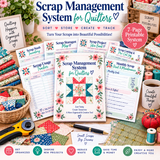 Scrap Management for Quilters - PDF Workbook - Digital Download