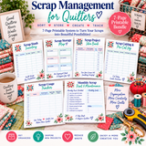 Scrap Management for Quilters - PDF Workbook - Digital Download