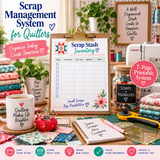 Scrap Management for Quilters - PDF Workbook - Digital Download