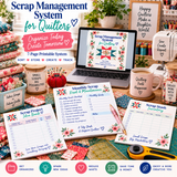 Scrap Management for Quilters - PDF Workbook - Digital Download