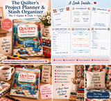 The Quilter's Project Planner - 32 page PDF Workbook - Digital Download