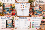 The Quilter's Project Planner - 32 page PDF Workbook - Digital Download