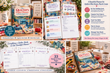 The Quilter's Project Planner - 32 page PDF Workbook - Digital Download