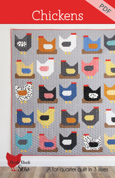 Pattern Cluck Cluck Sew - Chickens CCS185 DIGITAL DOWNLOAD