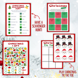 Printable Christmas Games Bundle with 14 Games - INSTANT DOWNLOAD