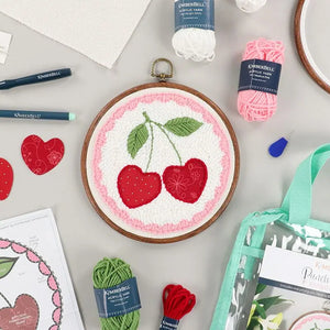 Kit Kimberbell Life is Cherry Sweet Punch Needle KPNK1009