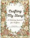 Crafting My Story Coloring Journal - 44 Page PDF Printable Book- Digital Download