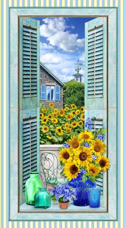 Panel - Michael Miller - Summer Summer Sunflower Panel - DCX11681-SUMM