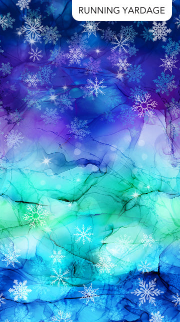 Fabric Northcott Midwinter Magic Ombre DP28231-48