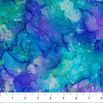 Fabric Northcott Midwinter Magic Texture Blue   DP28237-46