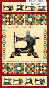 Fabric Northcott Stonehenge Stitchin' Panel DP28340-12