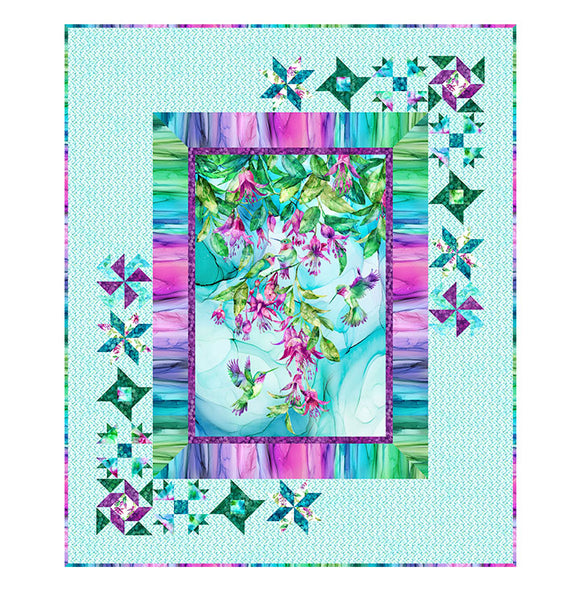 Kit Quilt Contrary - with Northcott's Concerto - Lap Sized