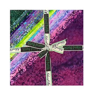 Fabric Island Batik Emperor's Treasures 10in Squares, 42pcs