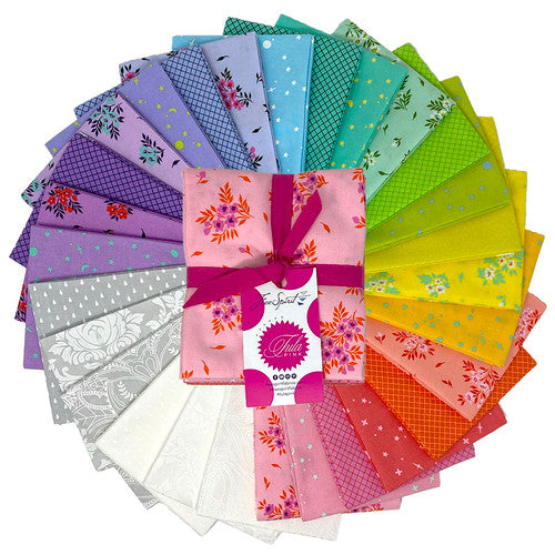 Fabric Free Spirit Tula Pink - 2025 True Colors Fat Quarter Bundle - 28pcs