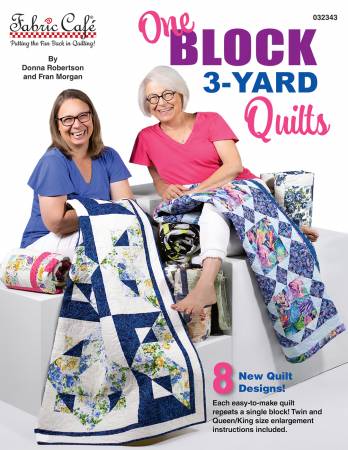 Book - Fabric Cafe - One Block 3-Yard Quilts - FC032343