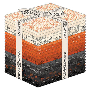 Fabric - Maywood Spooky Stitches Fat Quarter Bundle, 21pcs - FQ-MASSPST