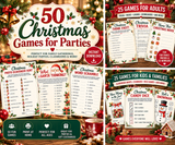 50 Christmas Games for Parties eBook - 73 Page Digital Download