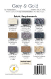Pattern Needle in a Hayes Stack - Grey & Gold NH2506 DIGITAL DOWNLOAD