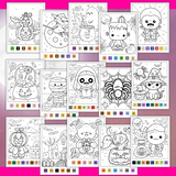 Printable Halloween Color by Number - INSTANT DOWNLOAD