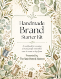 Little Shop Market Academy - Handmade Brand Starter Kit - 13 page PDF Workbook