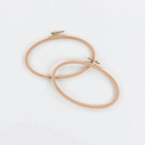 Notions Kimberbell Beechwood Oval Hoops 2-Pack KDKB1310