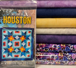 Kit Meet Me in Houston - Purple Pansies - T2Q Summer Sew Along