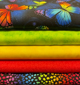 5-Yard Bundle - Bright Butterflies