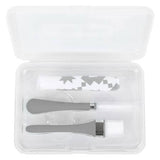 Notions Oh Sew Clean Brush & Cloth Set - Gray