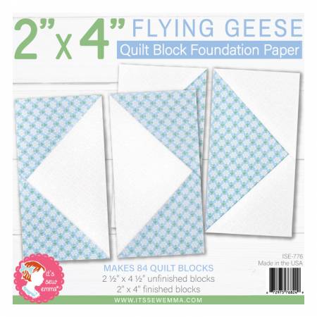 Notions - Flying Geese Quilt Block Foundation Paper - 2