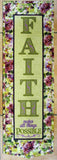 Pattern - Janine Babich Machine Embroidery FAITH Wall Hanging - JBDFAITH