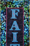 Pattern - Janine Babich Machine Embroidery FAITH Wall Hanging - JBDFAITH