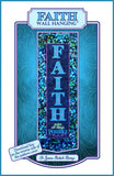 Pattern - Janine Babich Machine Embroidery FAITH Wall Hanging - JBDFAITH