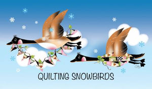 Gifts Quilting Snowbird Magnet