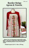 Pattern - Border Stripe Apron and Towels - JMD-228