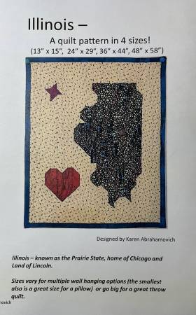 Pattern - Illinois Quilt Pattern -  KA-013