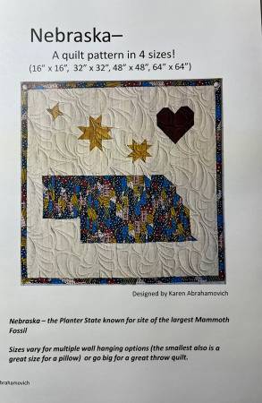 Pattern - Nebraska Quilt Pattern- KA-027