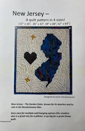 Pattern - New Jersey Quilt - KA-030