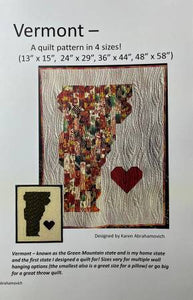 Pattern - Vermont Quilt - KA-045