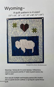 Pattern - Wyoming Quilt Pattern - KA-050