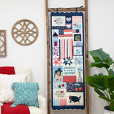 Pattern - Kimberbell Machine Embroidery Star-Spangled Beauty Ladder Quilt CD/Book -  KD820