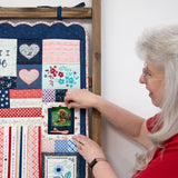 Pattern - Kimberbell Machine Embroidery Star-Spangled Beauty Ladder Quilt CD/Book -  KD820