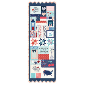 Pattern - Kimberbell Machine Embroidery Star-Spangled Beauty Ladder Quilt CD/Book -  KD820