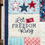 Pattern - Kimberbell Machine Embroidery Star-Spangled Beauty Ladder Quilt CD/Book -  KD820